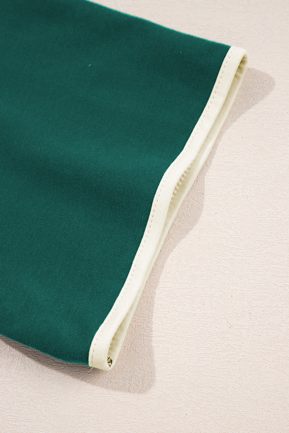 Bonbon Colorblock Edge Drop Shoulder T Shirt and Skort 2Pcs Set