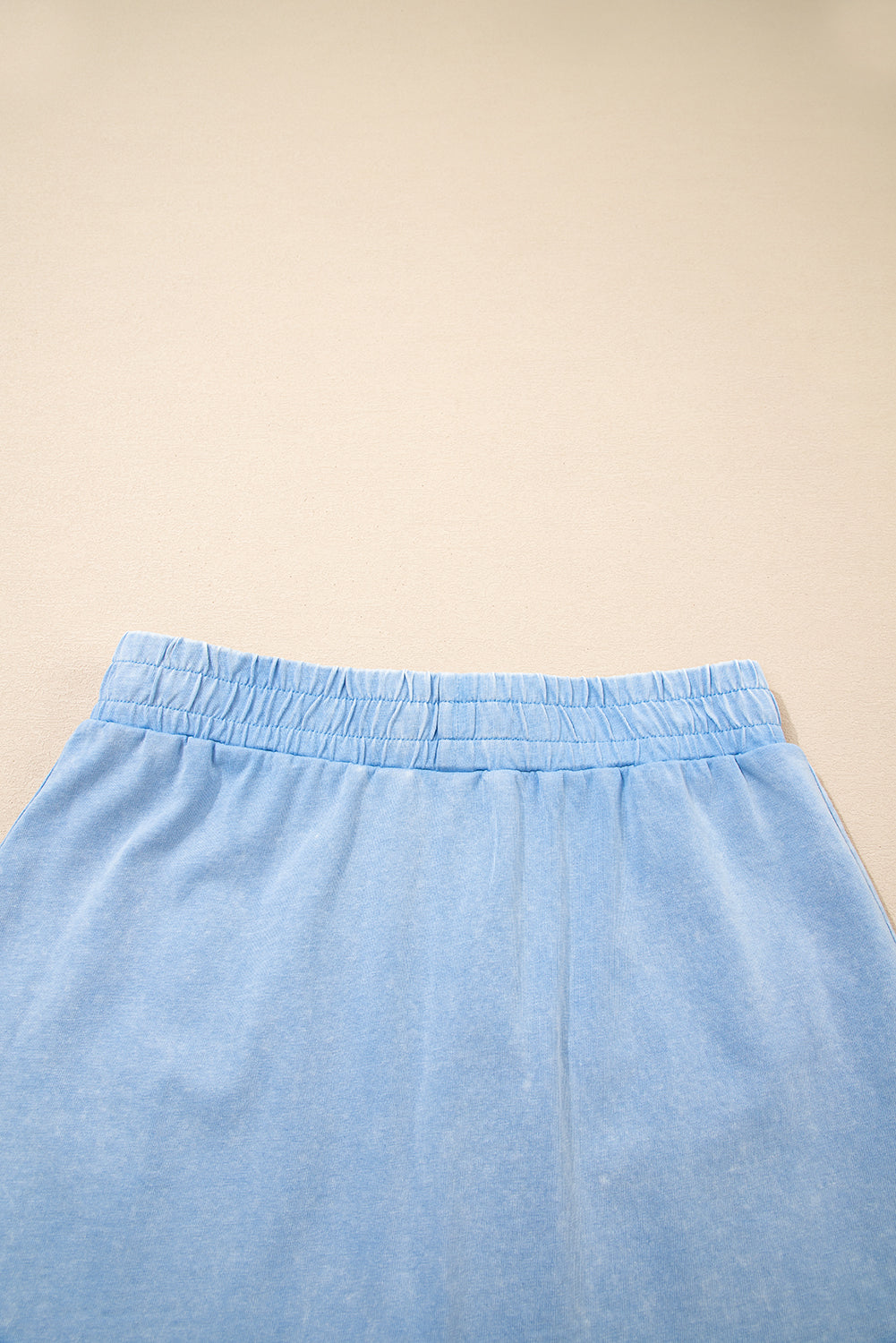 Phalaenopsis 2 Pieces Mineral Wash Cotton Tank Top Lined Split Skirt Set