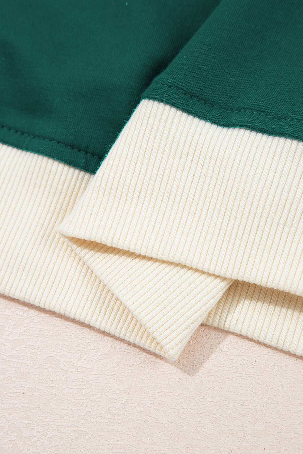 Bonbon Colorblock Edge Drop Shoulder T Shirt and Skort 2Pcs Set