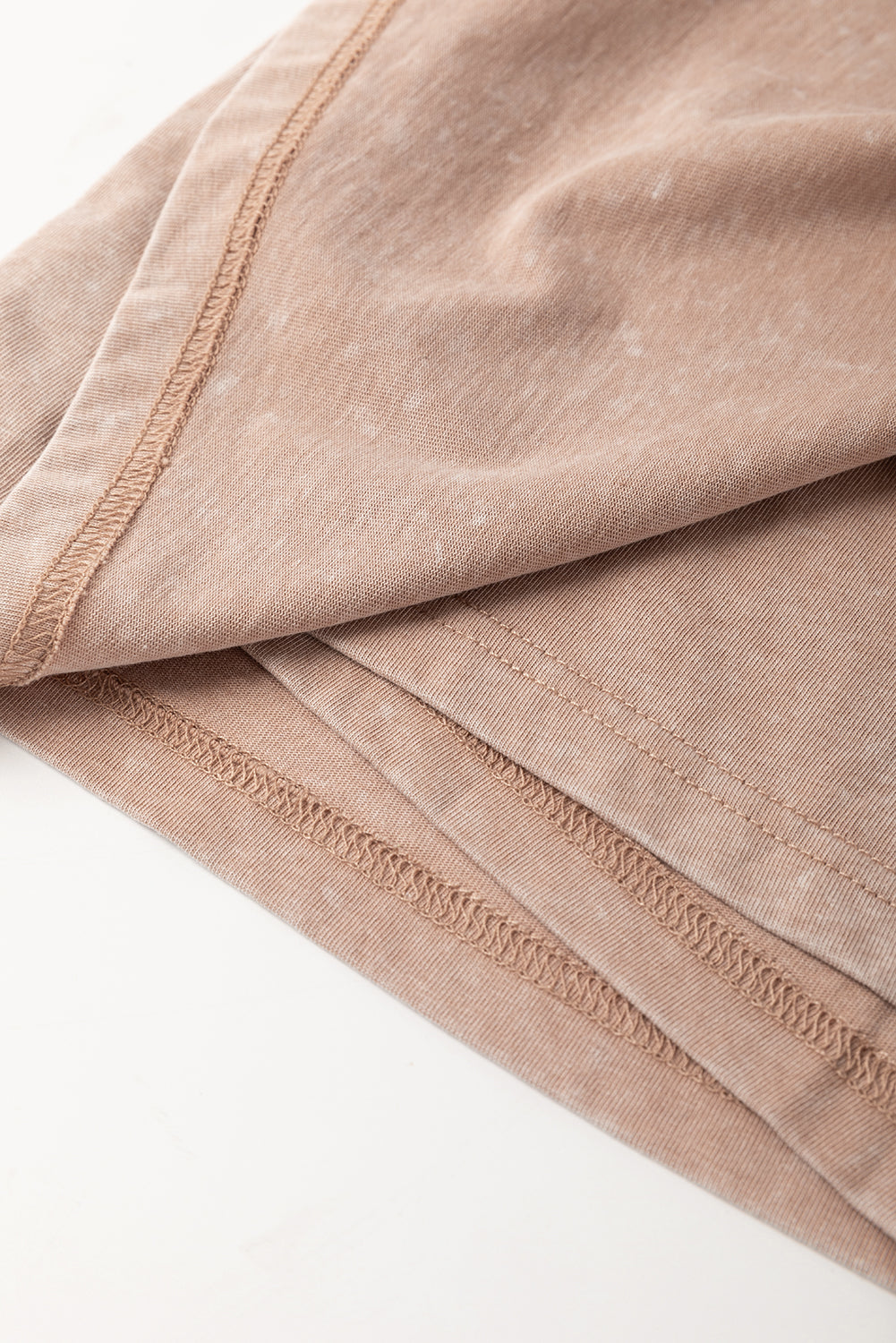 Phalaenopsis 2 Pieces Mineral Wash Cotton Tank Top Lined Split Skirt Set