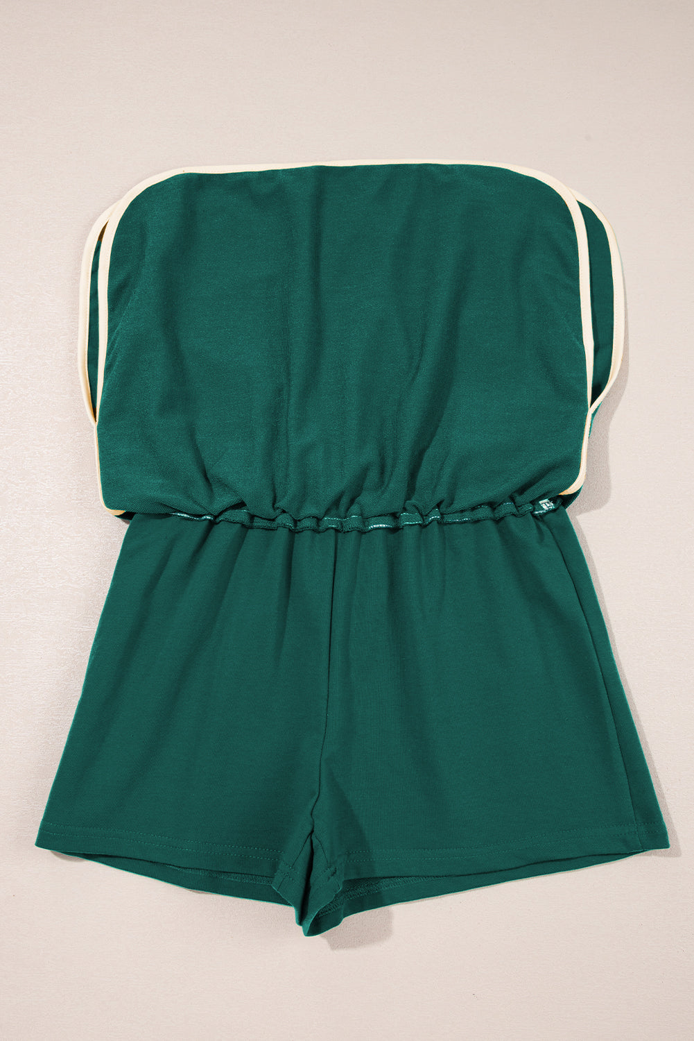 Bonbon Colorblock Edge Drop Shoulder T Shirt and Skort 2Pcs Set