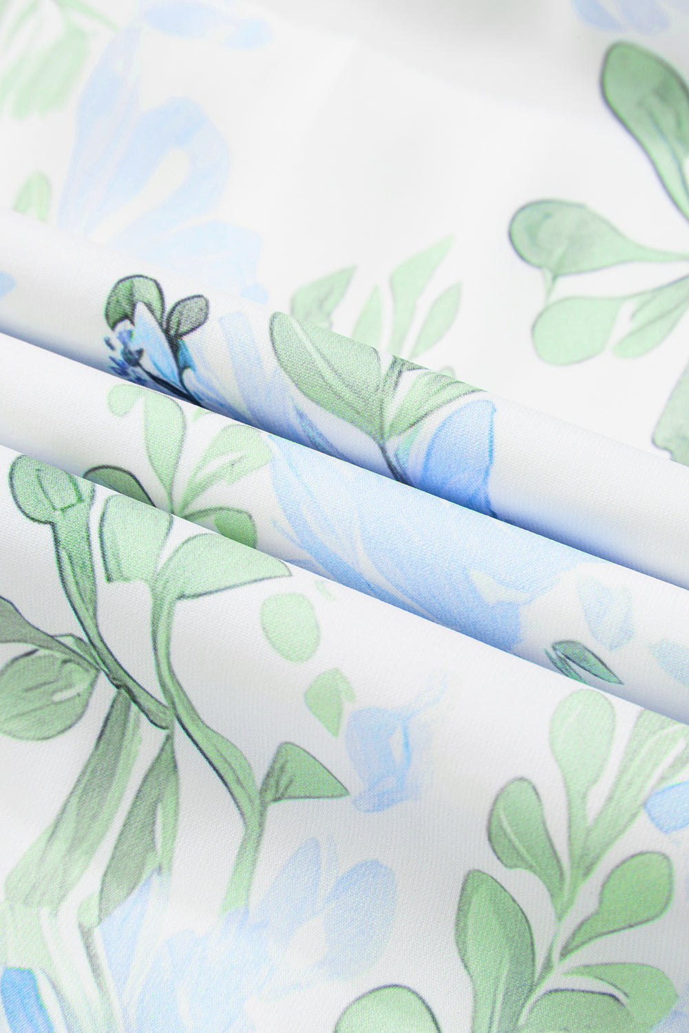 Pink Floral Contrast Edge Layered Short Sleeve Mini Dress