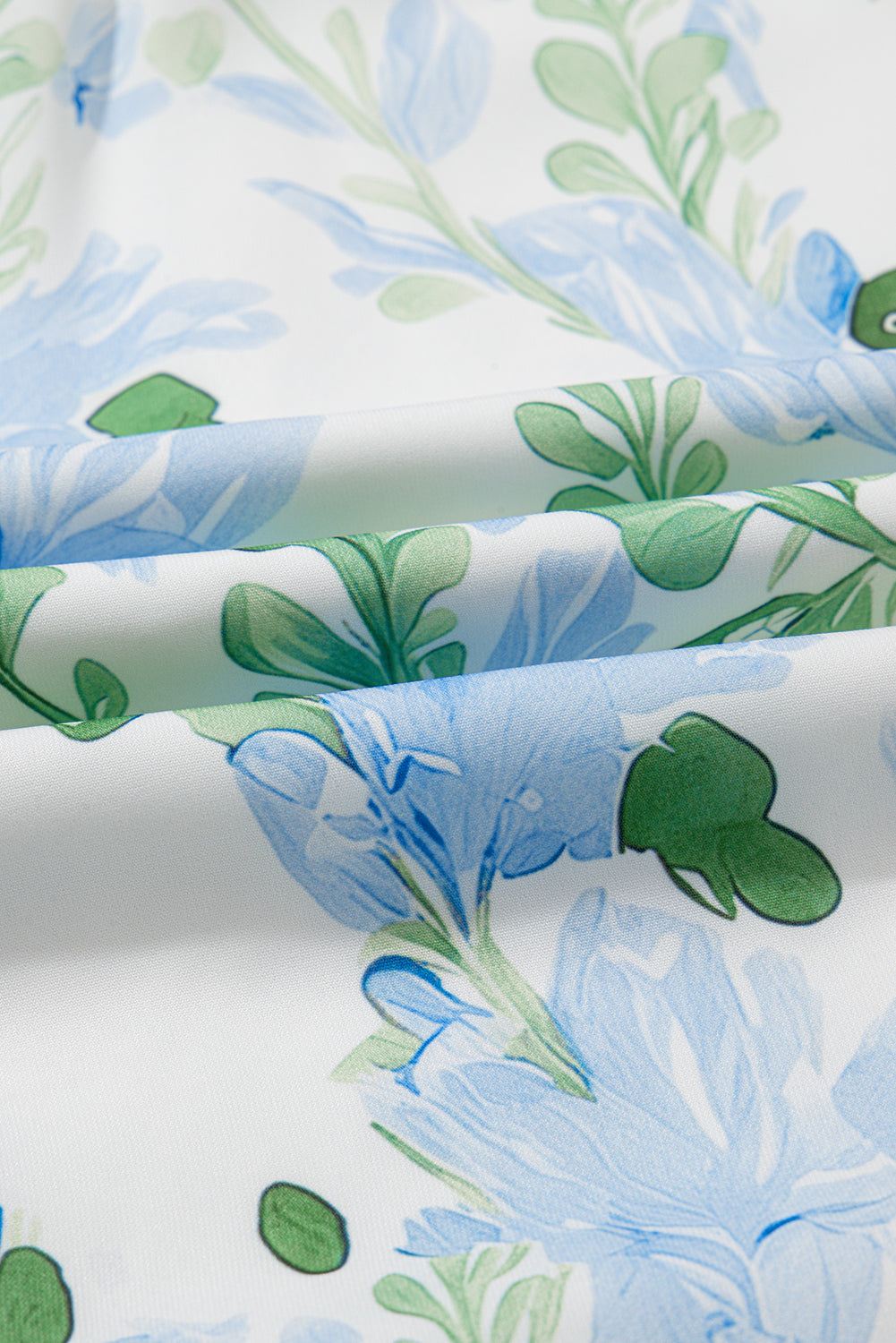 Pink Floral Contrast Edge Layered Short Sleeve Mini Dress