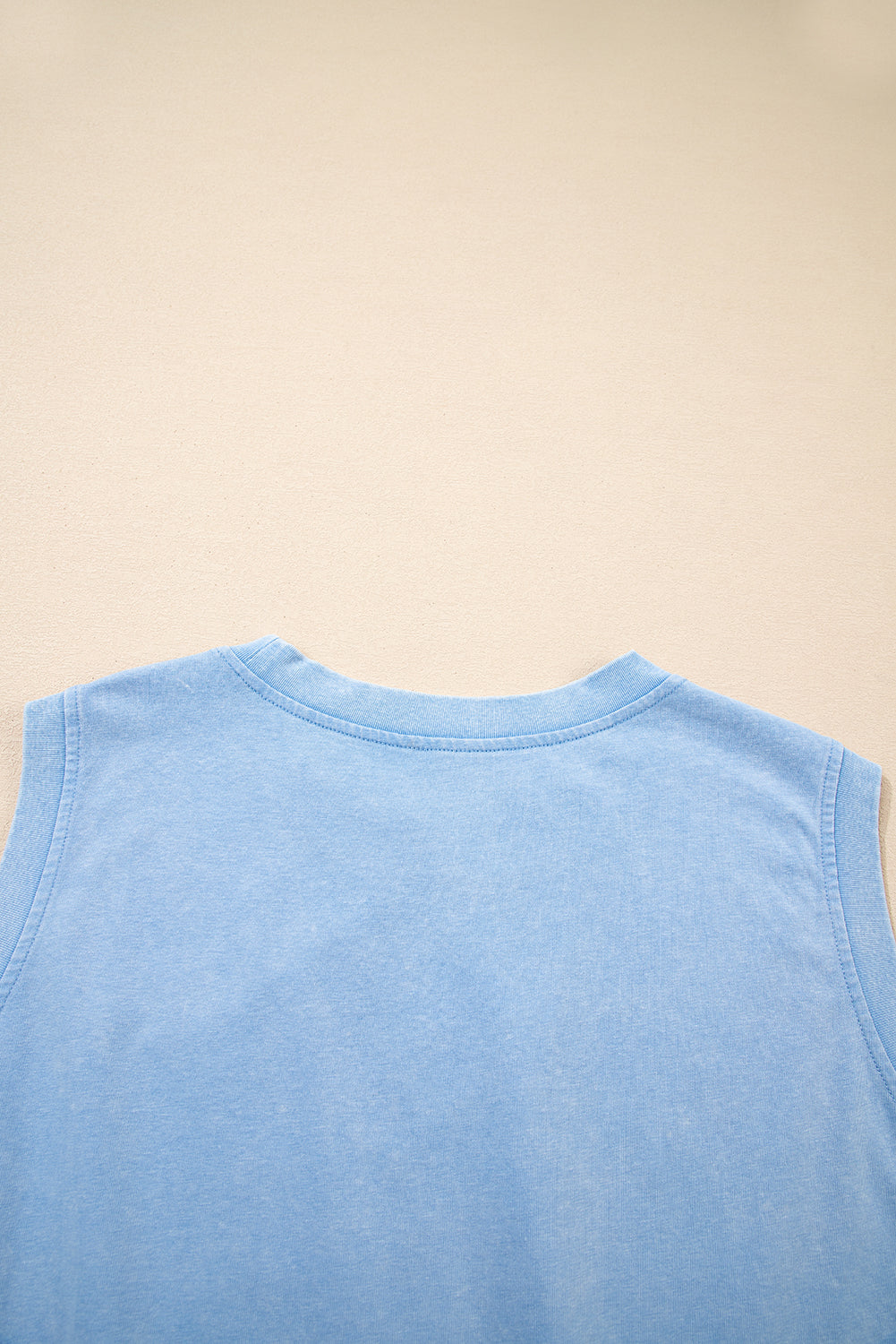 Phalaenopsis 2 Pieces Mineral Wash Cotton Tank Top Lined Split Skirt Set