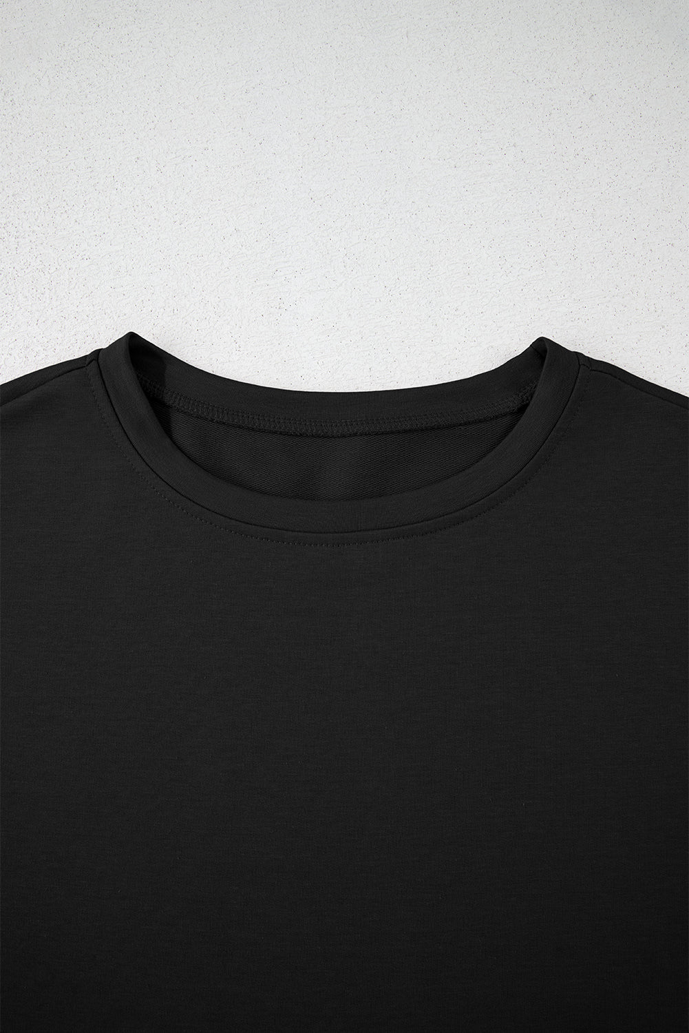 Beige 2pcs Cropped Tee and Ruffle High Waist Skort Set